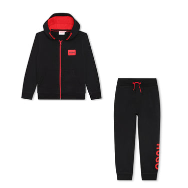 Set de pants HUGO negro para niños y adolescentes